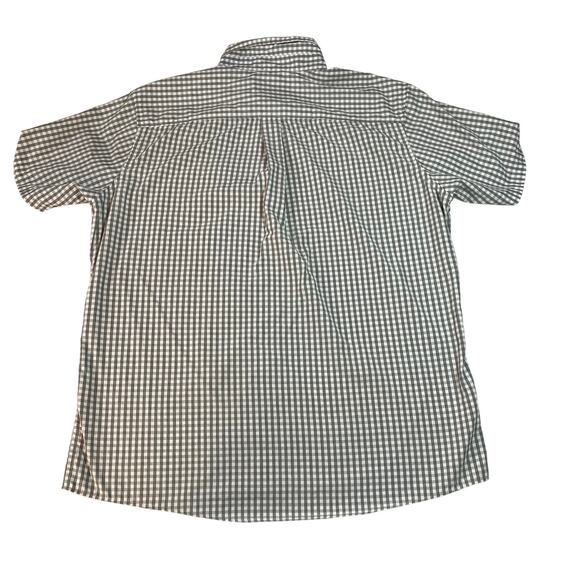 Eddie Bauer Men's Travex Classic Gingham Short Sleeve Button Down Shirt Size TXL - Picture 2 of 8